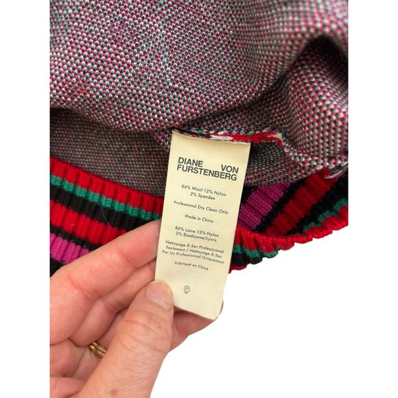 Diane von Furstenberg Harrison Crewneck Pullover Size Small - Picture 6 of 8